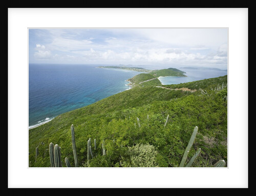 Hills and Ocean View on Virgin Gorda by Anonymous