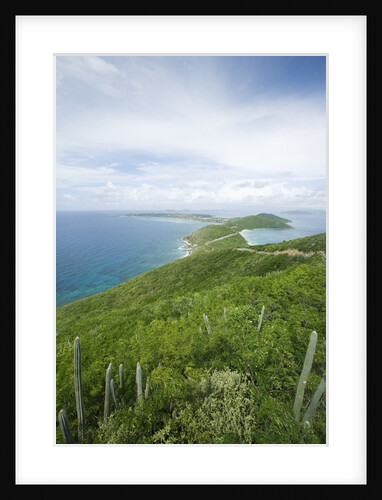 Hills and Ocean View on Virgin Gorda by Anonymous