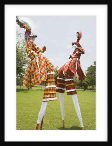 Moko Jumbies in St. Croix by Anonymous