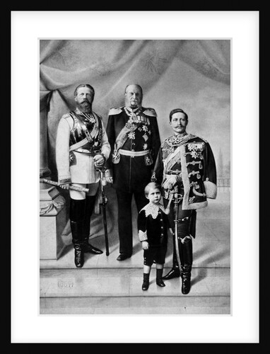 Portrait of the Last Three German Emperors by Anonymous
