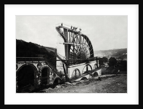 Laxey Waterwheel on the Isle of Man by Anonymous