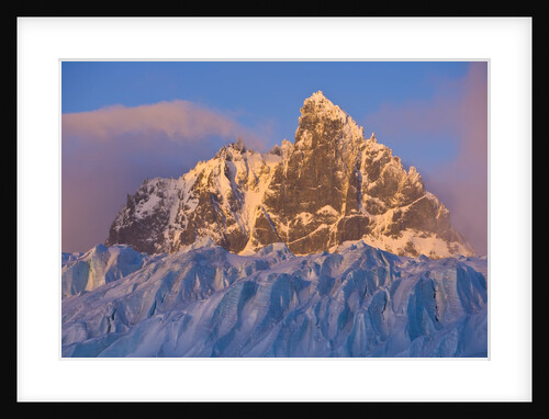 Mount Sabatier and Graae Glacier on South Georgia Island by Anonymous