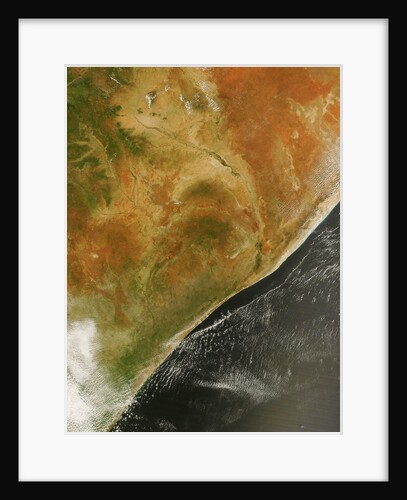 Low Earth Orbit View of Kenya, Somalia and Ethiopia by Anonymous