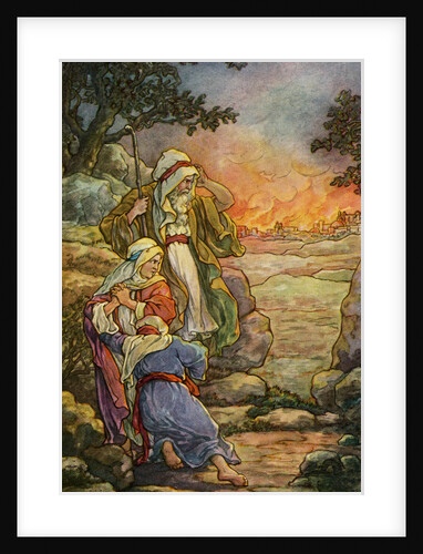 The Burning of Sodom by Clara M. Burd