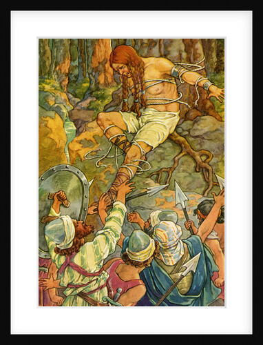 Samson Breaking His Bonds by Clara M. Burd