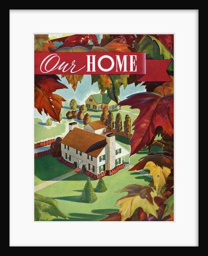 Illustration of Ideal American Home by Anonymous