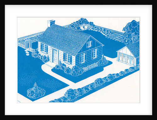 Illustration of Ideal American Home by Anonymous