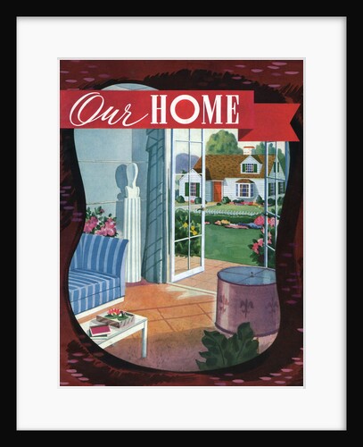 Illustration of Ideal American Home by Anonymous