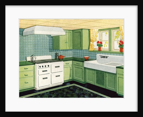 Illustration of Ideal American Kitchen by Anonymous