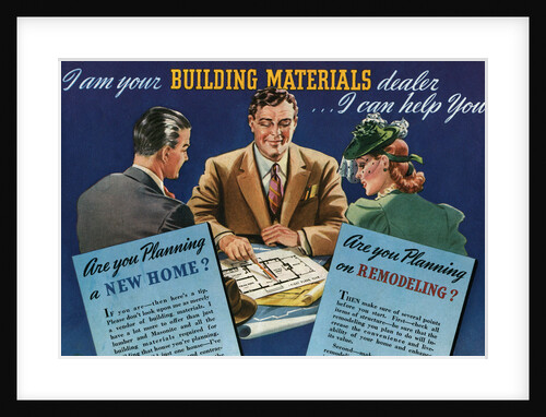 I Am Your Building Materials Dealer Illustration by Anonymous