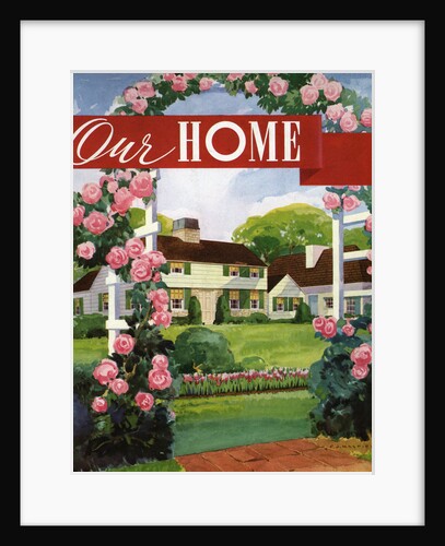 Illustration of Ideal American Home by Anonymous