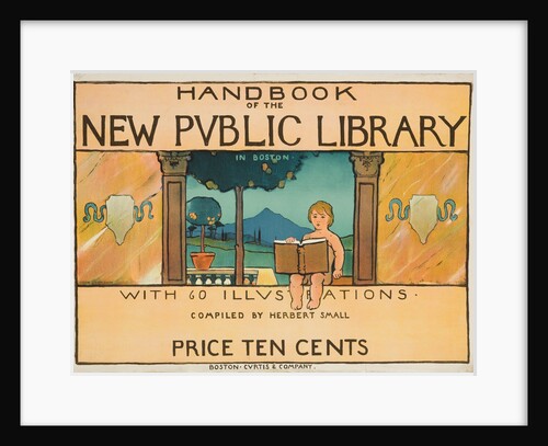 Handbook of the New Public Library Poster by Joseph Linden Smith