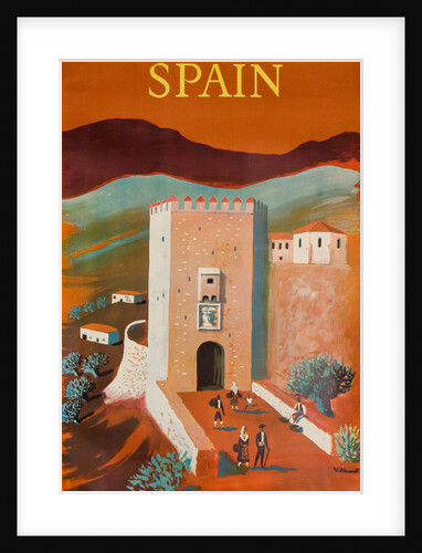 Spain Poster by Bernard Villemot