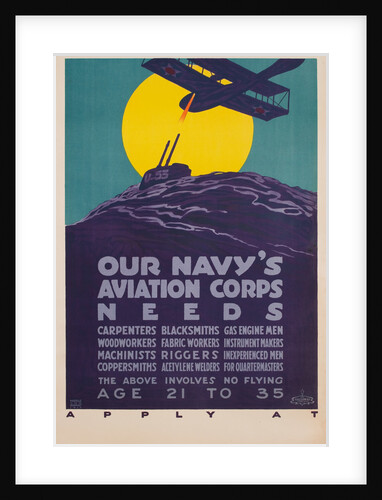Our Navy's Aviation Corps Needs by Harold Von Schmidt