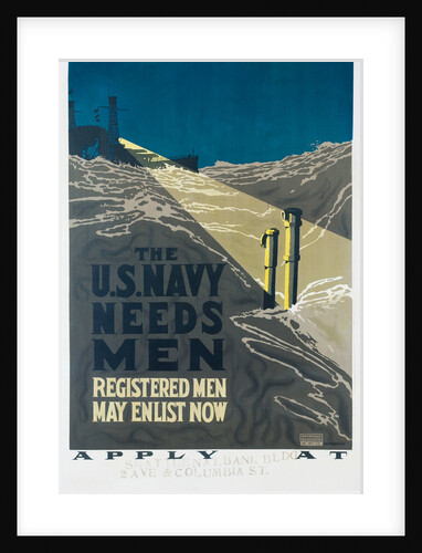 The U.S. Navy Needs Men Poster by Raymond Bannister