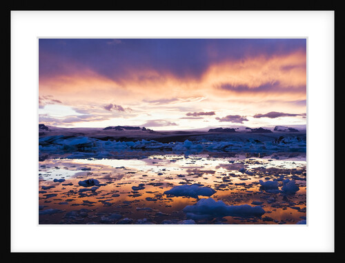 Ice on Jokulsarlon Lagoon by Anonymous