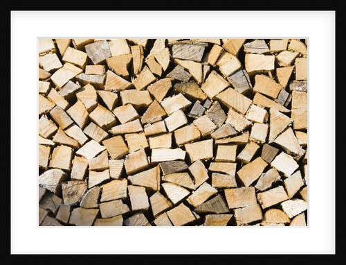 Stacked Firewood by Anonymous