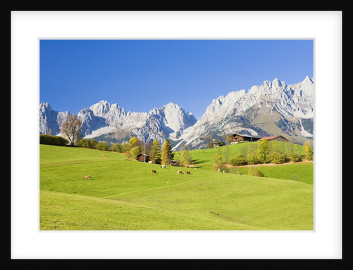 Alpine Pasture and Ski Lodge by Anonymous