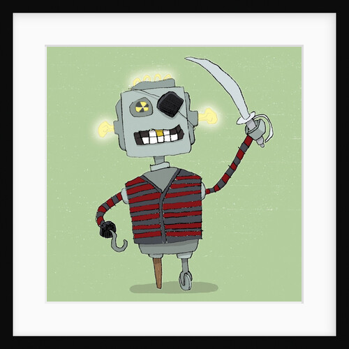 Robot Pirate by Anonymous