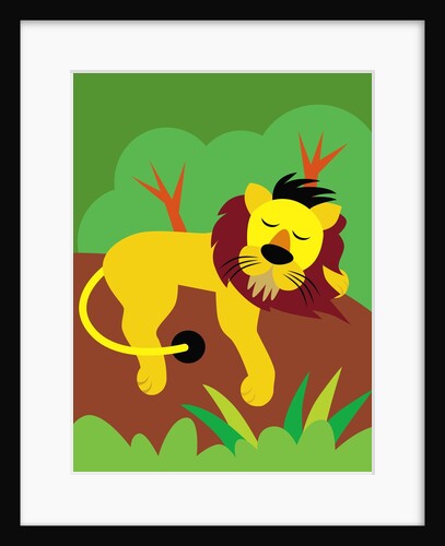 Resting Lion by Anonymous