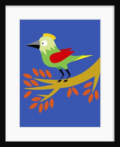 Green Bird by Anonymous