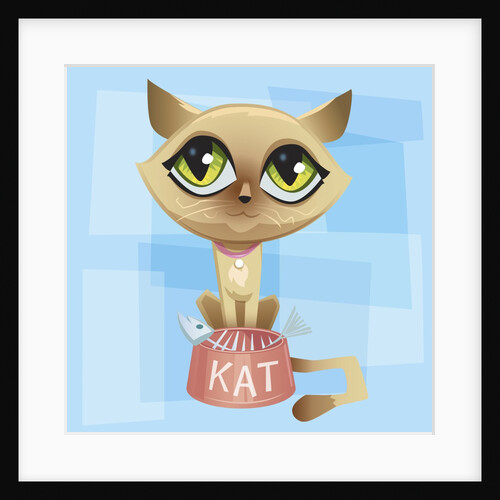 Anime Cat by Anonymous