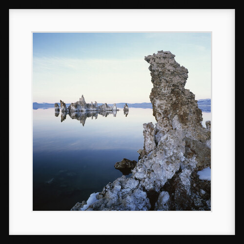 Rock Formations in Mono Lake by Anonymous