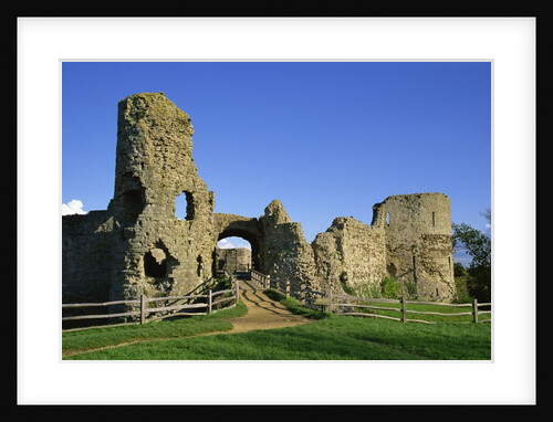 Pevensey Castle by Anonymous