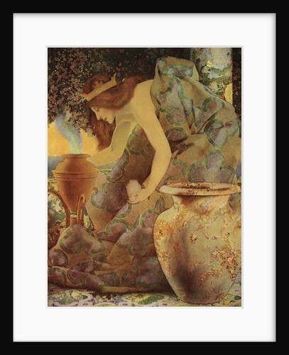 Gulnare of the Sea Illustration by Maxfield Parrish