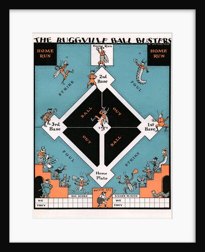 The Buggville Ball Busters Illustration by John Dukes McKee