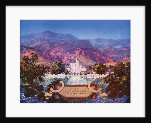 The Broadmoor, Colorado Springs by Maxfield Parrish