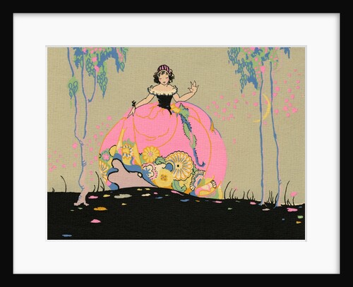 Illustration of Princess in Forest by Anonymous