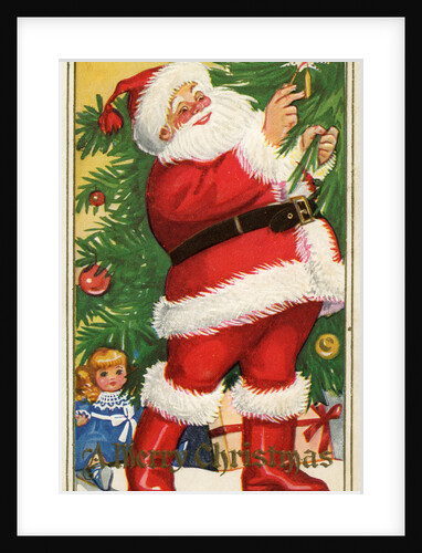 Merry Christmas Postcard by Anonymous