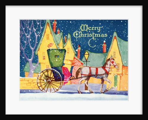 Merry Christmas Illustration by Anonymous