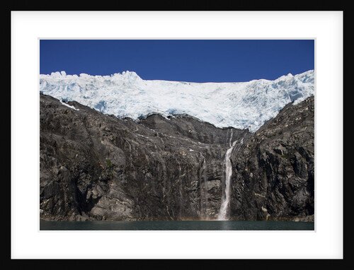 Blackstone Glacier on Prince William Sound in Alaska by Anonymous
