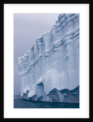 Striated Face of Brasvellbreen Glacier on Nordaustlandet by Anonymous