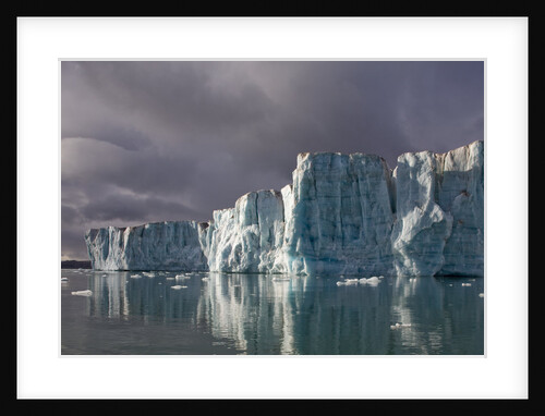 Sveabreen Glacier in Nordfjorden by Anonymous