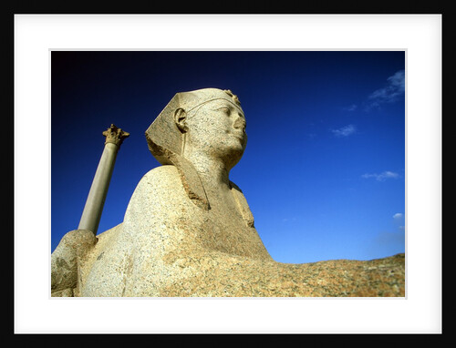 Pompey's Pillar and Sphinx by Anonymous