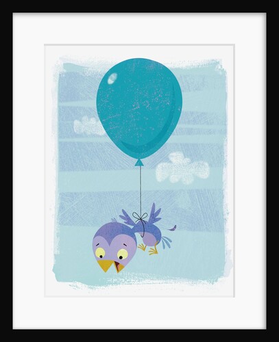 Baby Bird Attached to Balloon by Anonymous