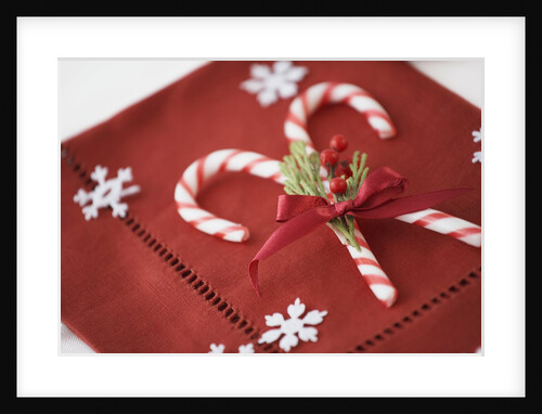 Festive Christmas Place Setting by Anonymous
