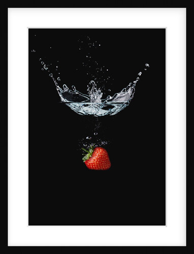 Strawberry in Water by Anonymous