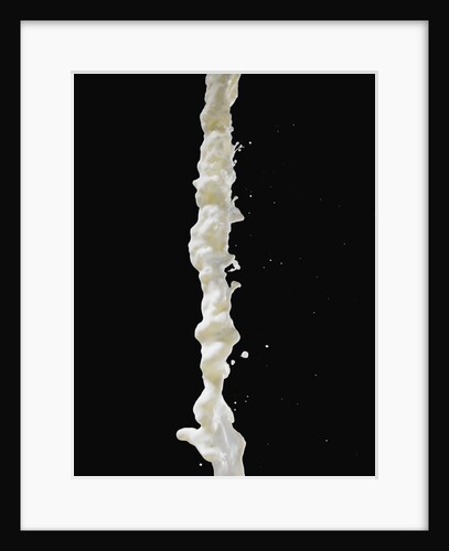 Pouring White Liquid by Anonymous