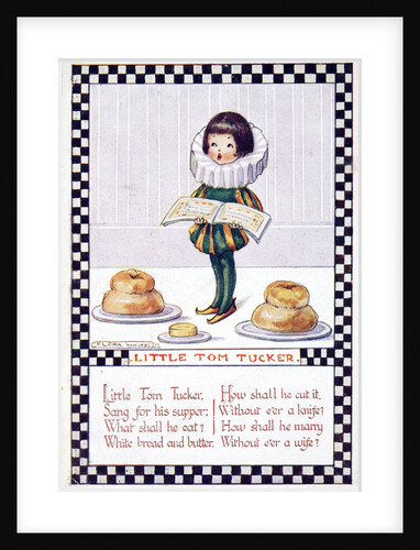 Illustration of "Little Tom Tucker" Nursery Rhyme by Anonymous