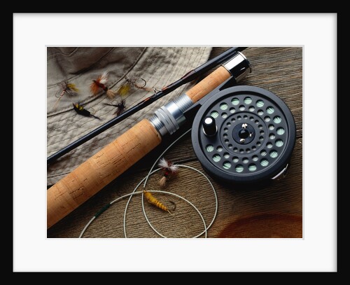 Fishing Reel and Lures by Anonymous