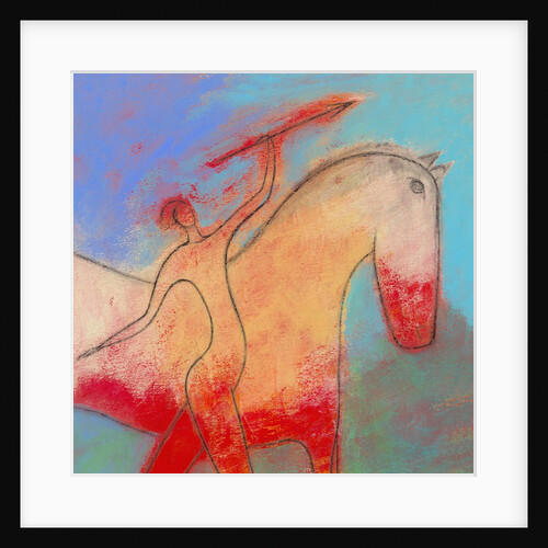 Spear Beside a Horse by Anonymous