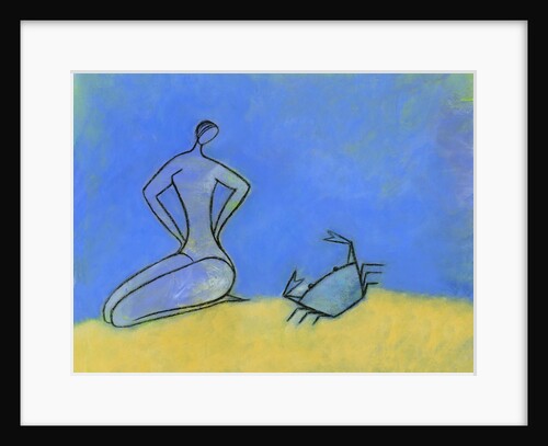 Woman and Crab by Anonymous