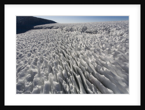 Melting Snowfield in Crater on Mount Kilimanjaro by Anonymous