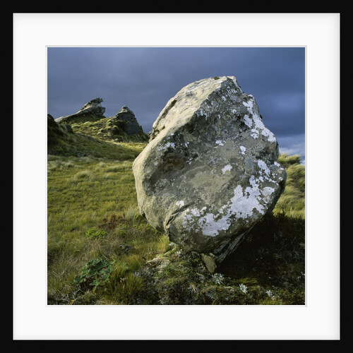 Boulder on a Hillside by Anonymous
