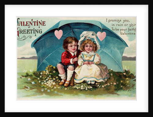 Valentine Greeting Postcard by Anonymous