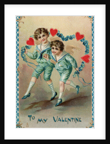 To My Valentine Postcard by Anonymous